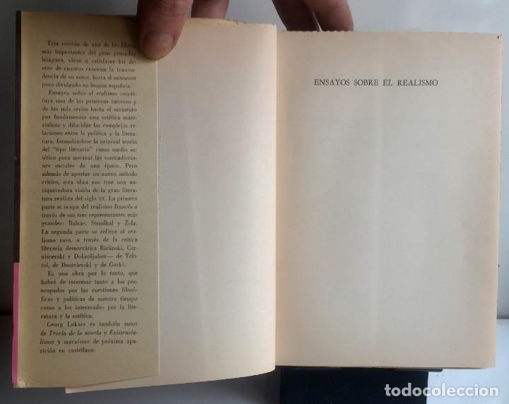 Libros de segunda mano: ENSAYOS SOBRE EL REALISMO. Georg Luk&aacute;cs - Foto 4