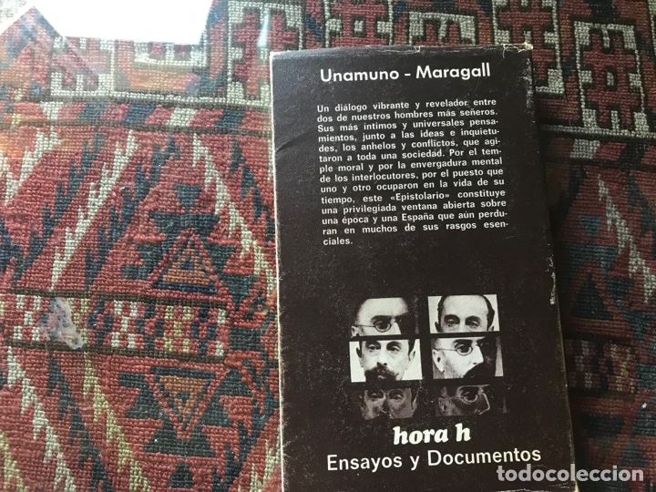 Libros de segunda mano: Epistolario y escritos complementarios. Unamuno. Maragall. Hora H - Foto 3
