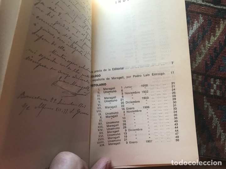 Libros de segunda mano: Epistolario y escritos complementarios. Unamuno. Maragall. Hora H - Foto 5