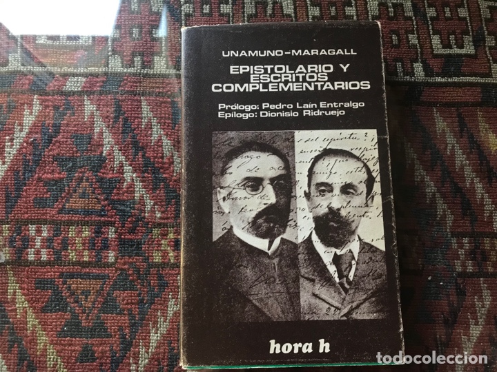 Libros de segunda mano: Epistolario y escritos complementarios. Unamuno. Maragall. Hora H - Foto 1
