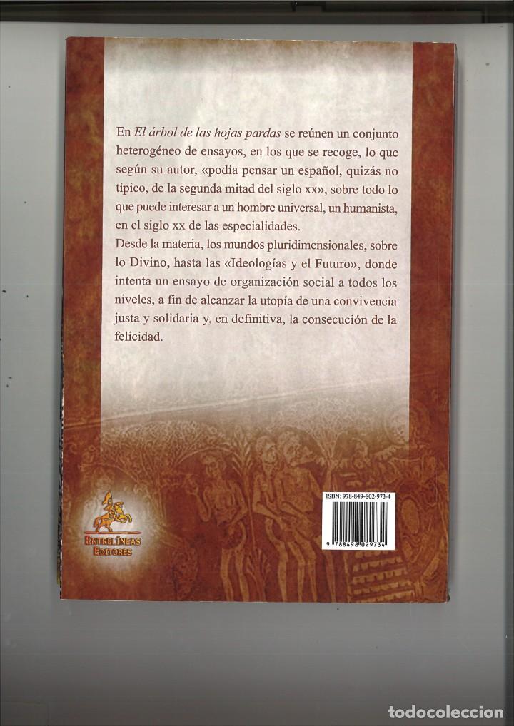 Libros de segunda mano: EL &Aacute;RBOL DE LAS HOJAS PARDAS. Luis Zapico - Foto 2