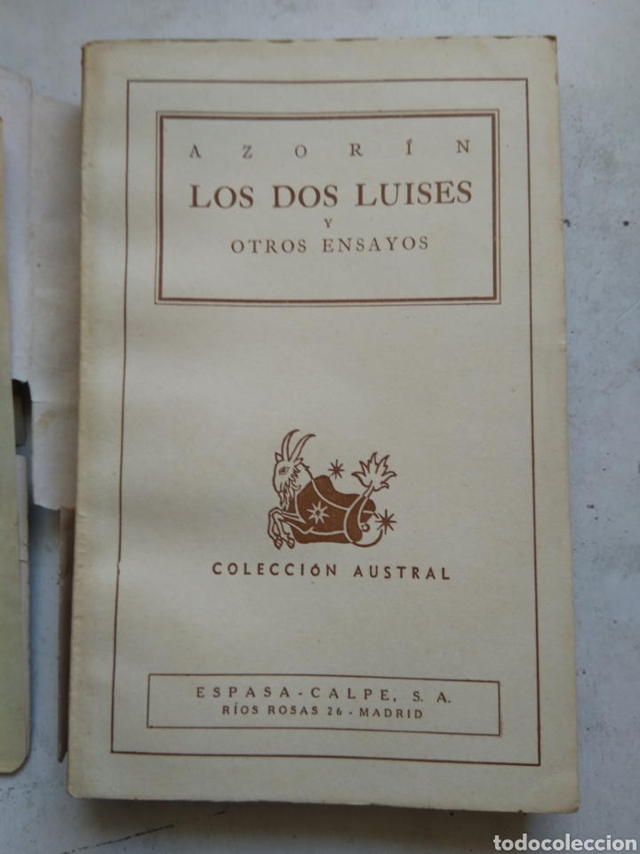 Libros de segunda mano: LOS DOS LUISES Y OTROS ENSAYOS/AZORIN/AUSTRAL - Foto 4
