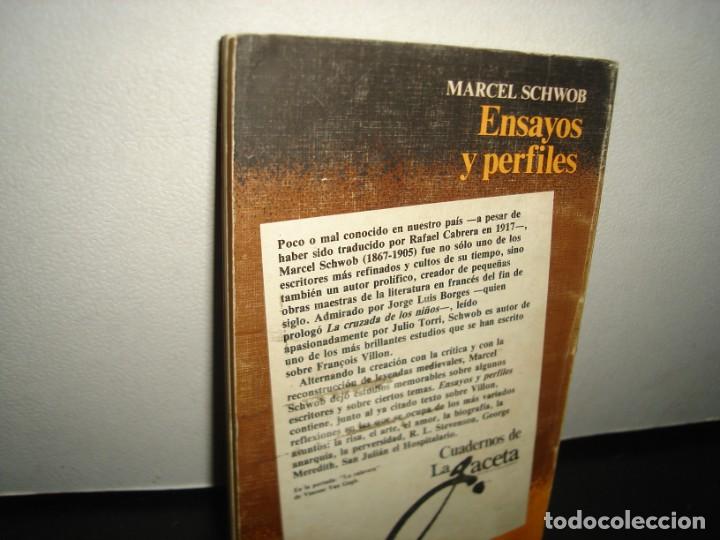 Libros de segunda mano: 7- ENSAYOS Y PERFILES - MARCEL SCHWOB - Foto 3