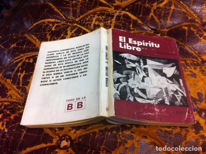 Libros de segunda mano: ROMAIN ROLLAND. EL ESP&Iacute;RITU LIBRE. ED. HACHETTE, 1956 - Foto 1