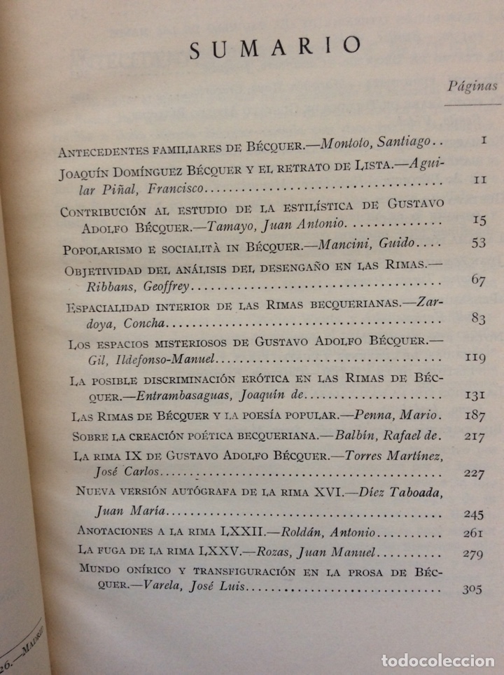 Libros de segunda mano: ESTUDIOS SOBRE GUSTAVO ADOLFO BECQUER. VVAA - Foto 2