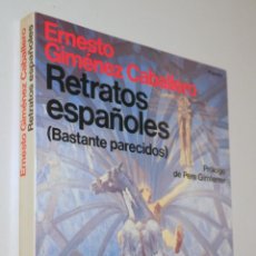 Libros de segunda mano: GIMENEZ CABALLERO, ERNESTO - DALÍ, SALVADOR - RETRATOS ESPAÑOLES (BASTANTE PARECIDOS) - BARCELONA 19. Lote 345048813