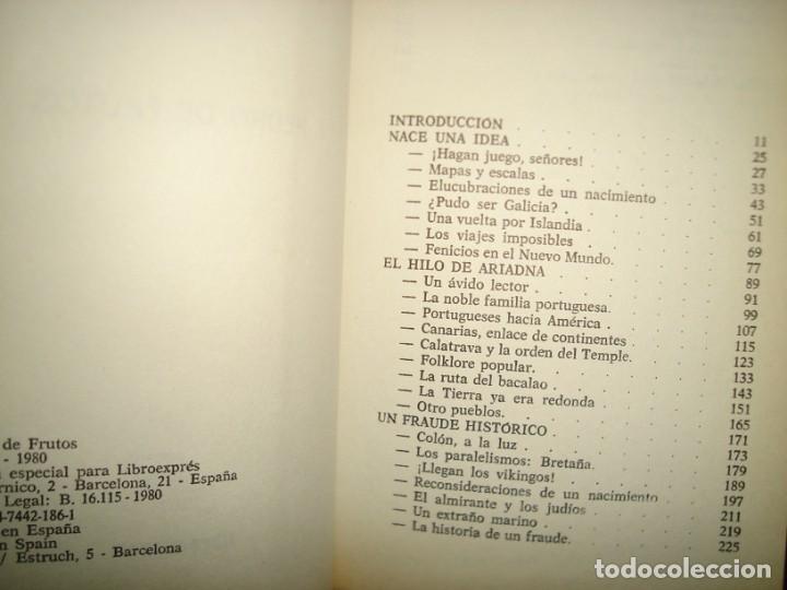 Libros de segunda mano: 17- EL ENIGMA DE COL&Oacute;N - P. DE FRUTOS - Foto 4