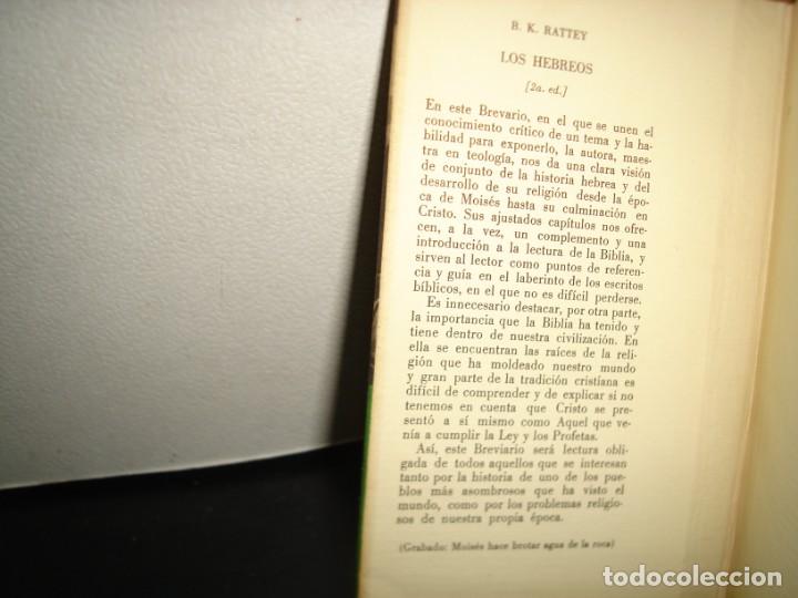 Libros de segunda mano: 19- LOS HEBREOS - B. K. RATTEY - Foto 3