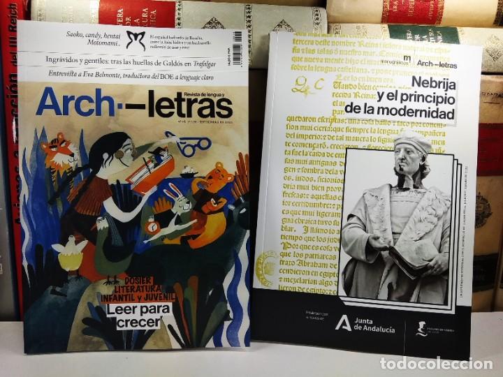 Libros de segunda mano: NEBRIJA Y EL PRINCIPIO DE LA MODERNIDAD Monogr&aacute;fico / Archiletras 16 JULIO/SEPTIEMBRE 2022.
