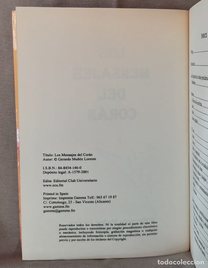 Libros de segunda mano: Los mensajes del Corona. Gerardo Mu&ntilde;oz Lorente. - Foto 3