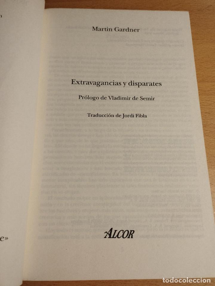 Libros de segunda mano: EXTRAVAGANCIAS Y DISPARATES (MARTIN GARDNER) - Foto 3