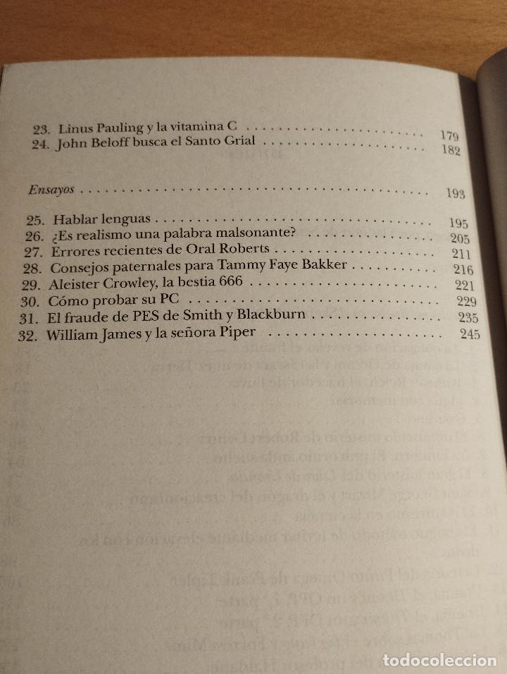 Libros de segunda mano: EXTRAVAGANCIAS Y DISPARATES (MARTIN GARDNER) - Foto 5