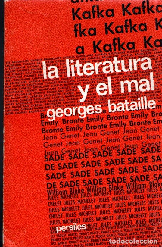 Libros de segunda mano: GEORGES BATAILLE : LA LITERATURA Y EL MAL (TAURUS, 1971) - Foto 1