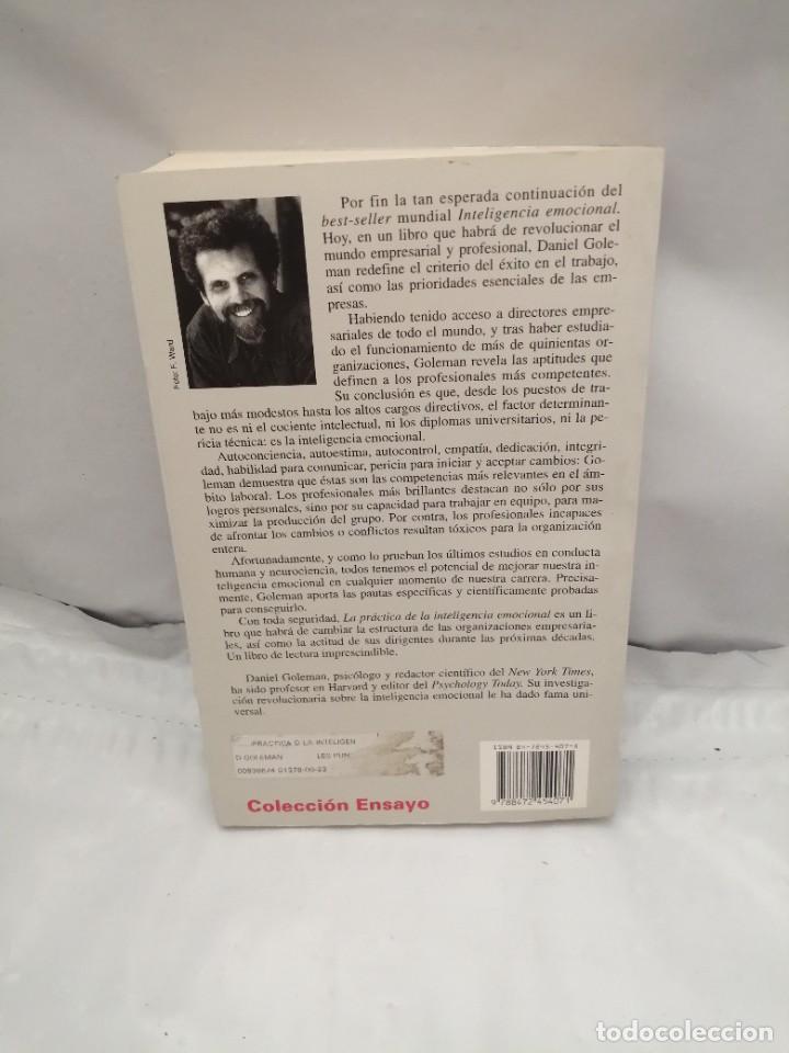 Libros de segunda mano: LA PR&Aacute;CTICA DE LA INTELIGENCIA EMOCIONAL - Foto 2