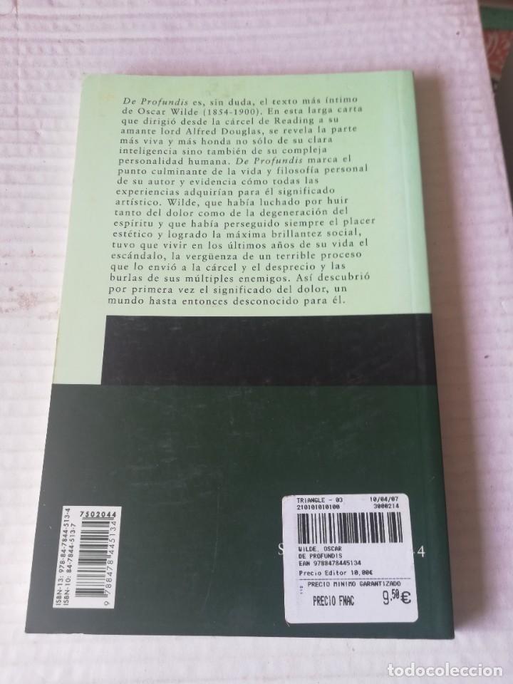 Libros de segunda mano: OSCAR WILDE. DE PROFUNDIS . SIRUELA . 2008 - Foto 2