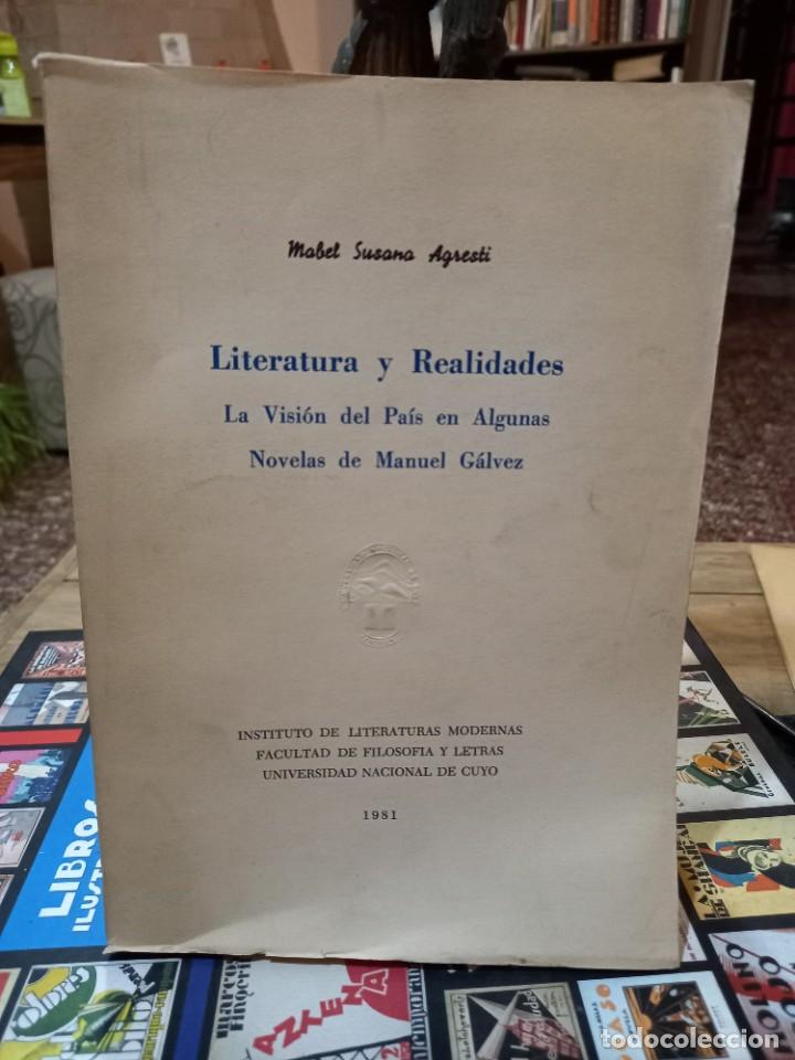 Livres d'occasion: Mabel Susana Agresti - Literatura y realidades / Universidad Nacional de Cuyo 1981 FIRMADO