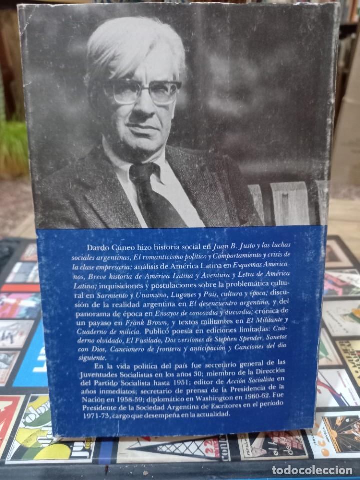 Libros de segunda mano: Dardo C&uacute;neo - Sarmiento y Unamuno / Editorial de Belgrano 1981 - Foto 3