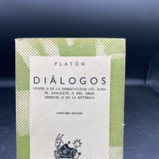 Libros de segunda mano: DIÁLOGOS DE PLATÓN. Lote 349998594