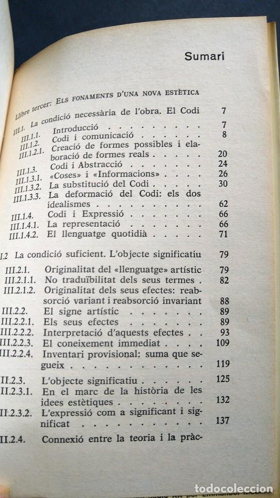 Libros de segunda mano: TEORIA DE LA SENSIBILITAT - XAVIER RUBERT DE VENTOS - Foto 5