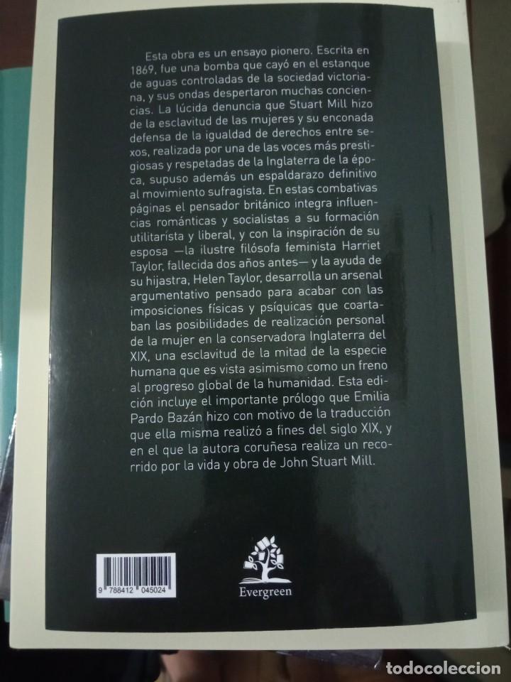 Libros de segunda mano: La esclavitud de la mujer. Stuart Mill. - Foto 2