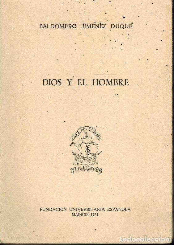 Libros de segunda mano: DIOS Y EL HOMBRE - Foto 1
