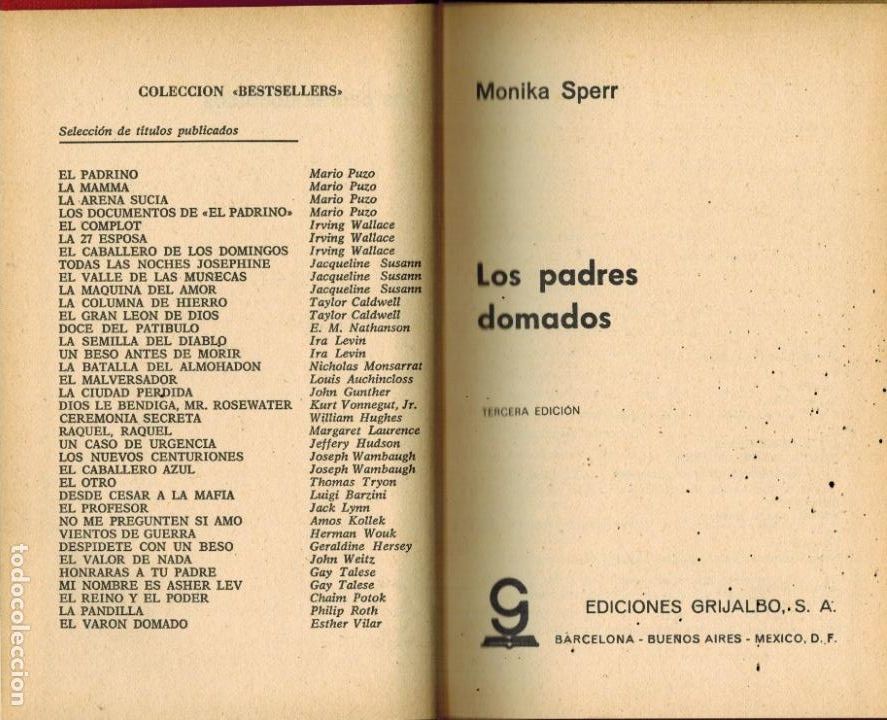 Libros de segunda mano: LOS PADRES DOMADOS - Foto 1
