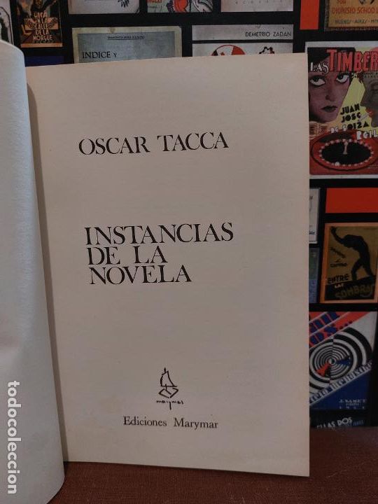 Libros de segunda mano: Oscar Tacca - Instancias de la Novela - 1980 - Foto 3