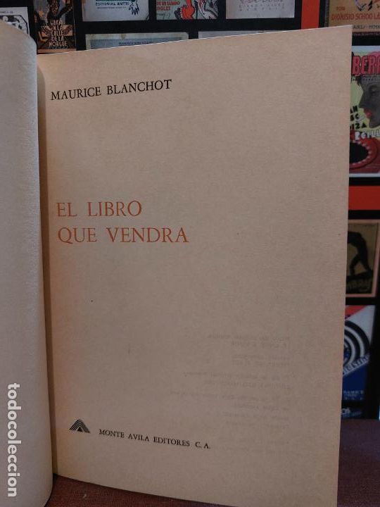 Libros de segunda mano: Maurice Blanchot - El Libro que Vendra - 1969 - Foto 3