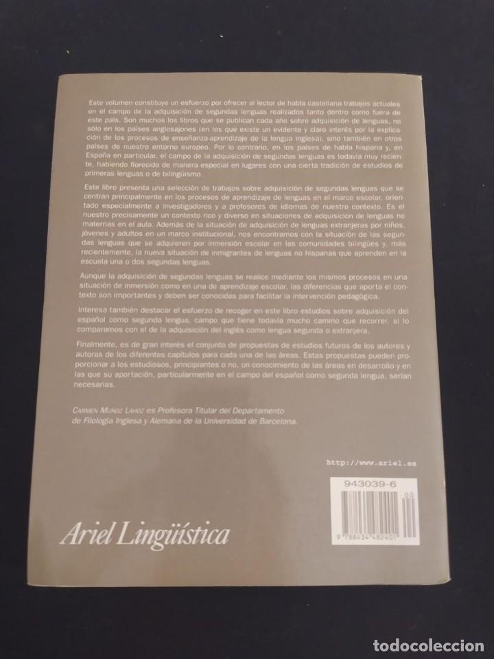 Libros de segunda mano: SEGUNDAS LENGUAS. CARMEN MU&Ntilde;OZ. ED. ARIEL. 2000. - Foto 5