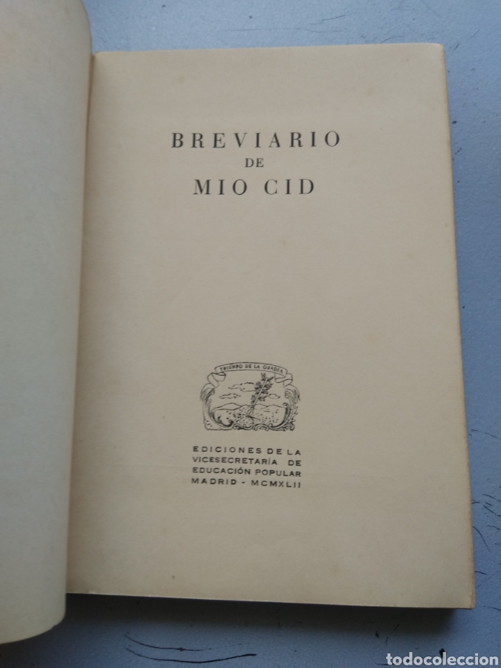 Libros de segunda mano: BREVIARIO DE MIO CID - Foto 3