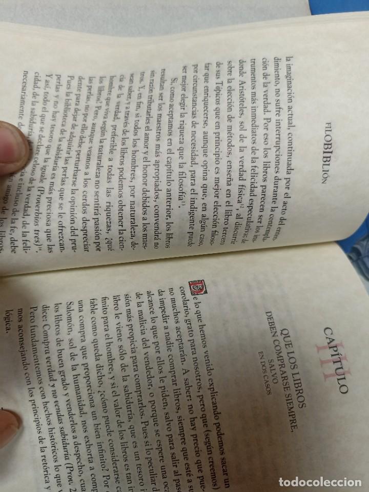 Libros de segunda mano: Ricardo De Bury. El filobiblion. - Foto 2