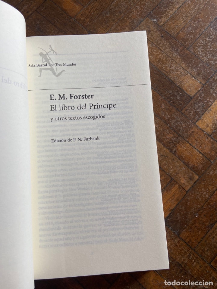 Libros de segunda mano: El libro del Pr&iacute;ncipe - E.M. Forster - Seix Barral (1999) - Foto 3