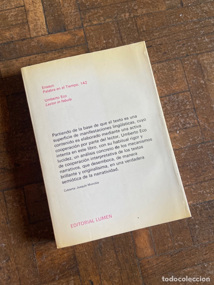 Libros de segunda mano: Lector in Fabula - Umberto Eco - Lumen (1981) - Foto 5
