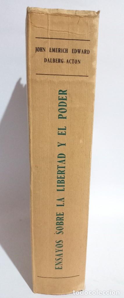 Libros de segunda mano: John Emerich Edward Dalberg-Acton - Ensayos sobre la Libertad y el Poder - 1959 - Foto 2