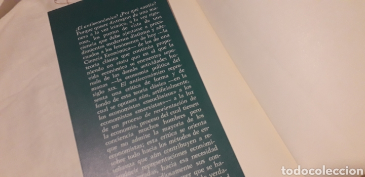 Libros de segunda mano: EL ANTIECONOMICO, JACQUES ATTALI, MARC GUILLAUME, - Foto 2