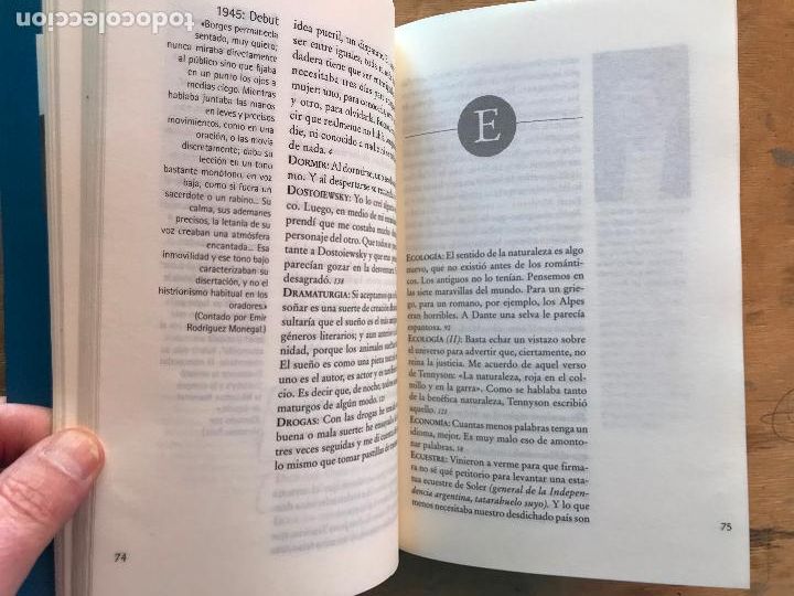 Libros de segunda mano: PILAR BRAVO Y MARIO PAOLETTI. BORGES VERBAL. - Foto 5