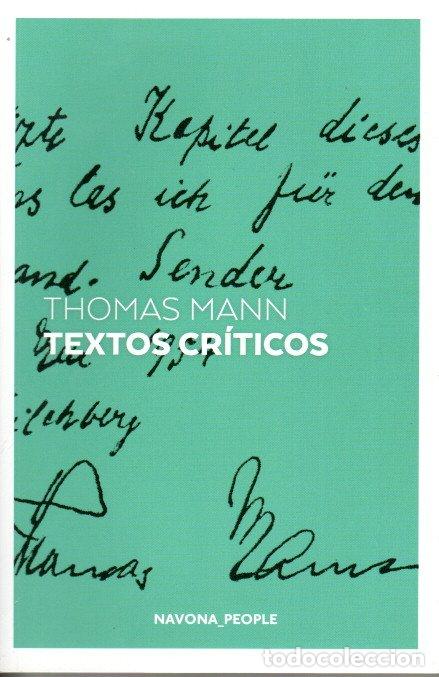 Libros de segunda mano: TEXTOS CRITICOS - THOMAS MANN - Foto 1