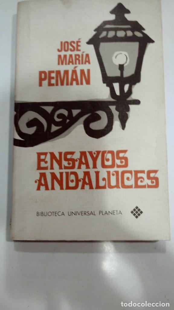 Libros de segunda mano: Ensayos Andaluces Jos&eacute; Mar&iacute;a Pem&aacute;n - Foto 1