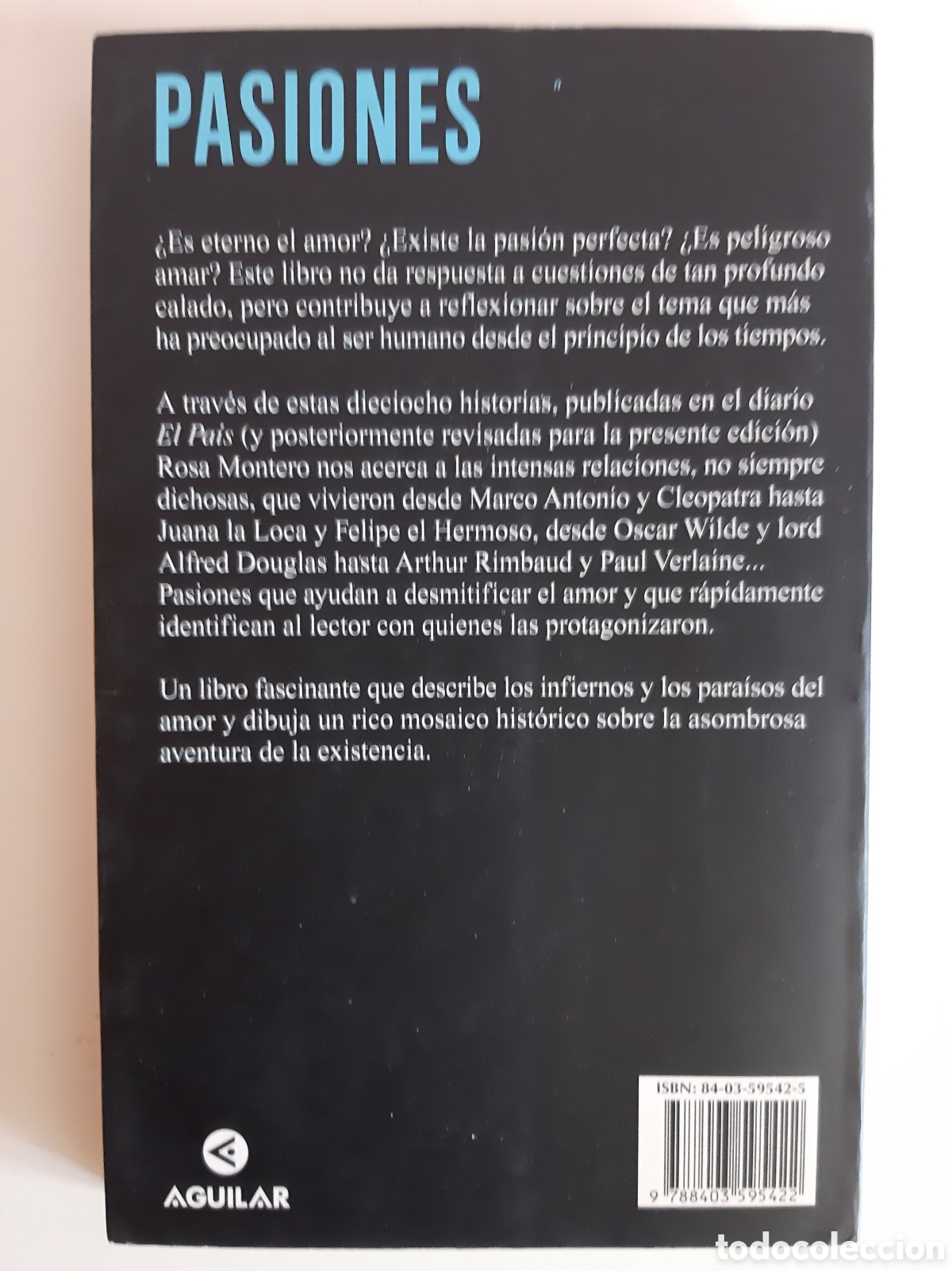 Libros de segunda mano: PASIONES - Rosa Montero - Foto 3