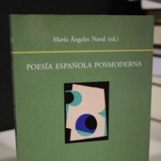 Libros de segunda mano: POESÍA ESPAÑOLA POSMODERNA.- NAVAL, MARÍA ÁNGELES. (ED.). Lote 364006651