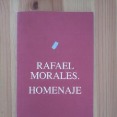 Libros de segunda mano: RAFAEL MORALES. HOMENAJE - VV. AA.- COLECCIÓN DÁMASO ALONSO. Lote 364053096