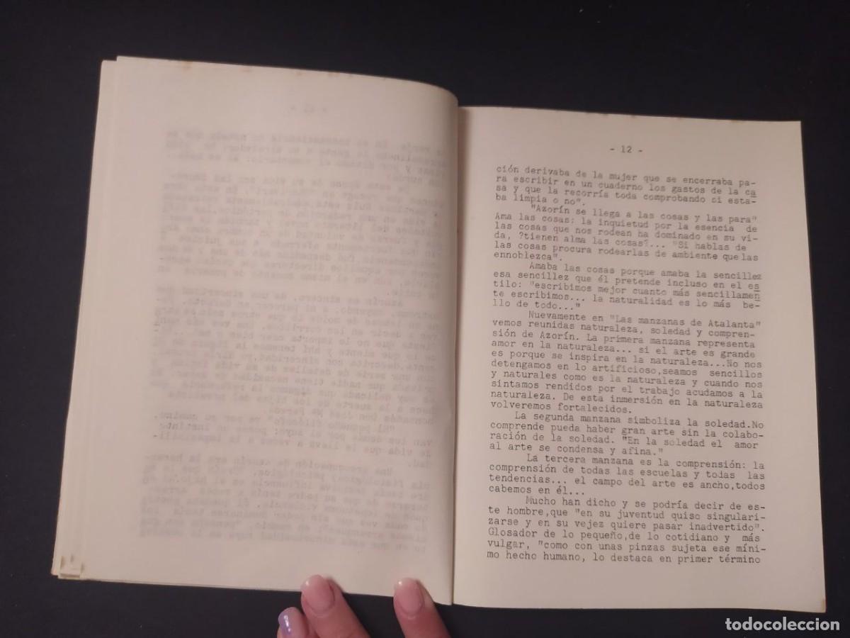 Libros de segunda mano: CINCO ENSAYOS SOBRE AZORIN. UNIVERSIDAD DE GRANADA. 1955. - Foto 3