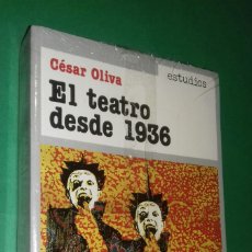 Libros de segunda mano: CESAR OLIVA: EL TEATRO DESDE 1936. ED. ALHAMBRA, 1989. SIN DESPRECINTAR. Lote 366610571