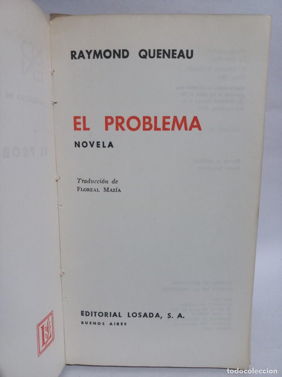 Libros de segunda mano: Raymond Queneau - El Problema - 1972 - Foto 3