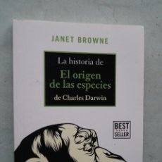 Libros de segunda mano: LA HISTORIA DE EL ORIGEN DE LAS ESPECIES. JANET BROWNE. Lote 366690756
