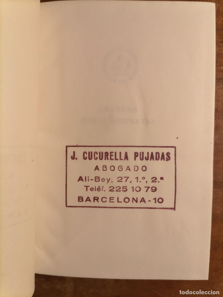 Libros de segunda mano: Miguel de Unamuno Obras completas III - Foto 4