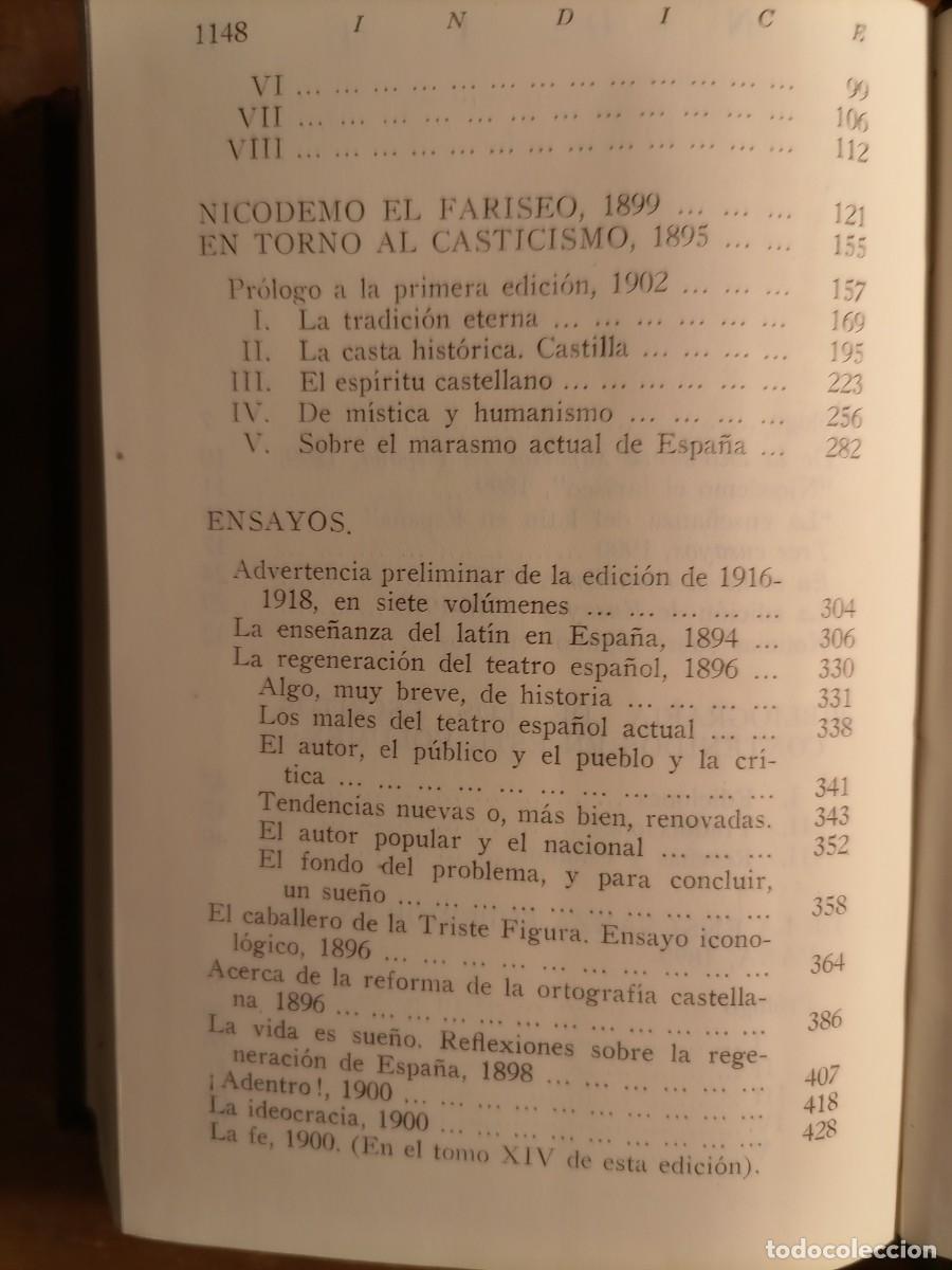 Libros de segunda mano: Miguel de Unamuno Obras completas III - Foto 11