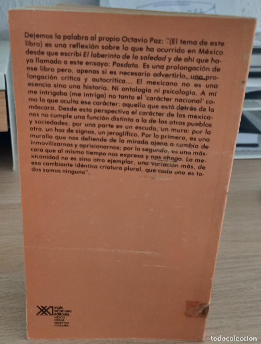 Libros de segunda mano: POSDATA - PAZ, OCTAVIO - Foto 2