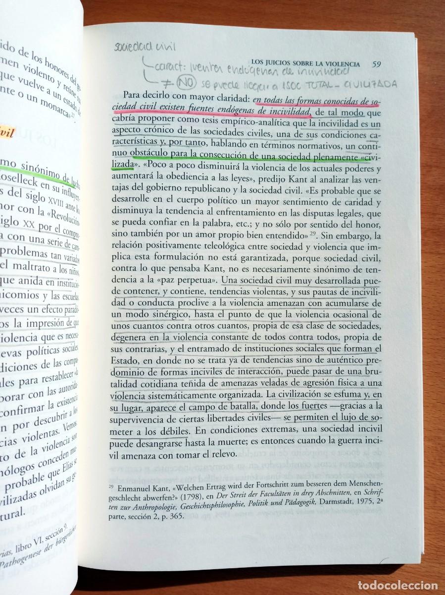 Libros de segunda mano: Reflexiones sobre la violencia, John Keane - Foto 3