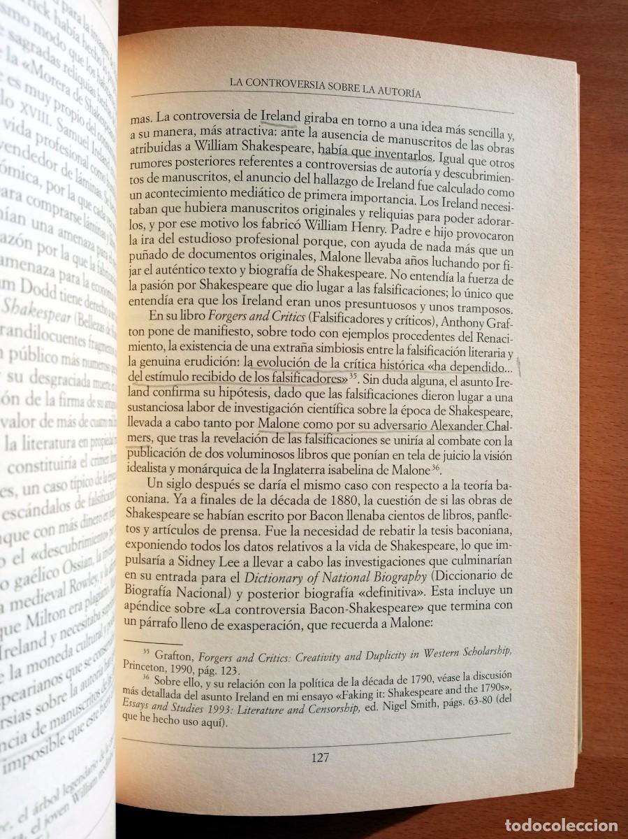 Libros de segunda mano: El genio de Shakespeare, Jonathan Bate - Foto 3